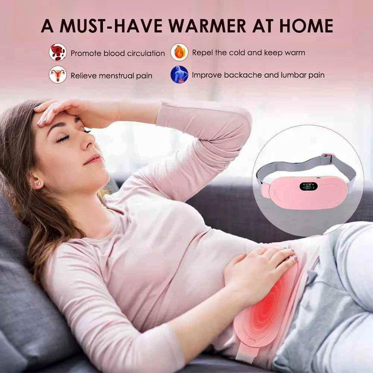 Heating pad for Period Pain & Vibration sliming Massage